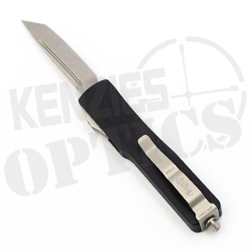 Microtech UTX-70 T/E OTF Automatic Knife Black - Stonewash Blade