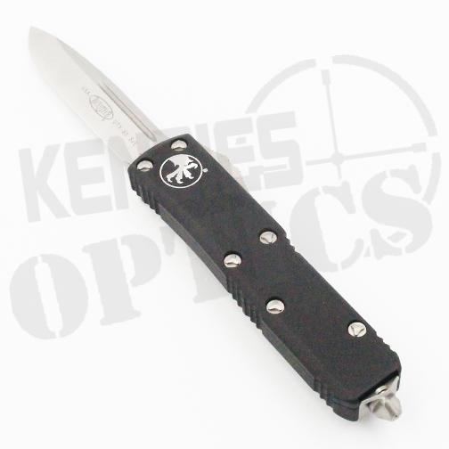 Microtech UTX-85 S/E OTF Automatic Knife Black - Satin Blade
