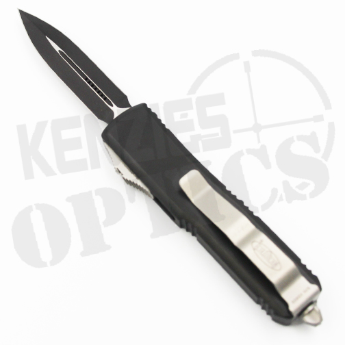 Microtech UTX-85 D/E OTF Automatic Knife Black - Black Blade