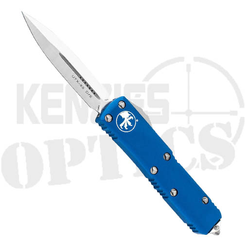 Microtech 232-4BL UTX-85 D/E OTF Automatic Knife Blue - Satin
