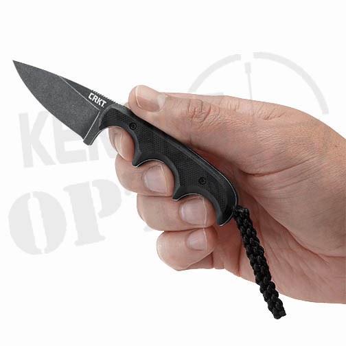 CRKT Minimalist Black Drop Point Knife
