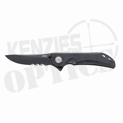 CRKT Seismic Black with Veff Serrrations