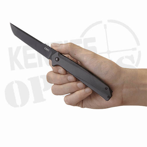 CRKT Helical Black with D2 Blade Steel