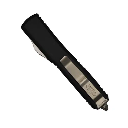 Microtech 121-4 Ultratech S/E OTF Automatic Knife Black - Satin