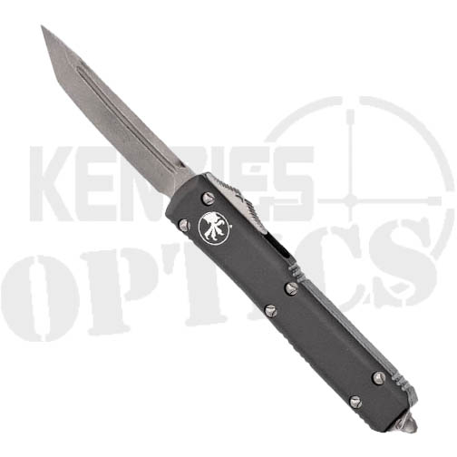 Microtech 123-10AP Ultratech T/E OTF Automatic Knife Black - Apocalyptic Blade