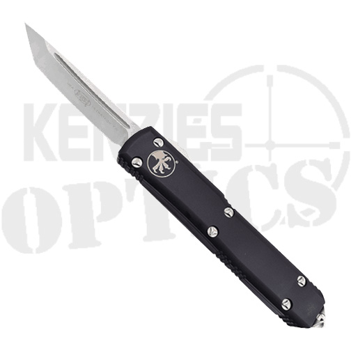 Microtech 123-4 Ultratech Black T/E OTF Automatic Knife Black - Satin