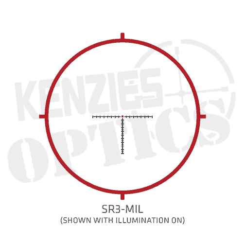 Crimson Trace 3 Series 1-4x24mm Tactical Scope - Reticle