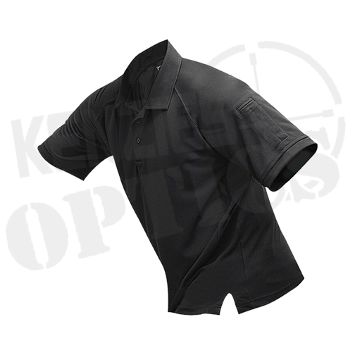 Vertx Men's Coldblack Short Sleeve Polo Black VTX4000P
