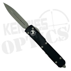 Microtech Ultratech D/E OTF Automatic Knife Black - Apocalyptic Blade