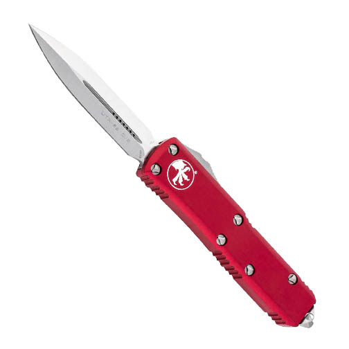 Microtech UTX-85 D/E OTF Automatic Knife Red - Satin