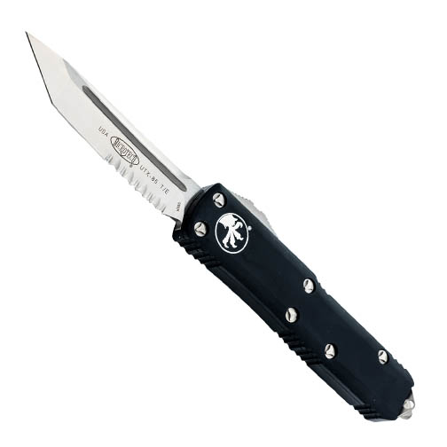 Microtech UTX-85 T/E OTF Automatic Knife Black - Satin