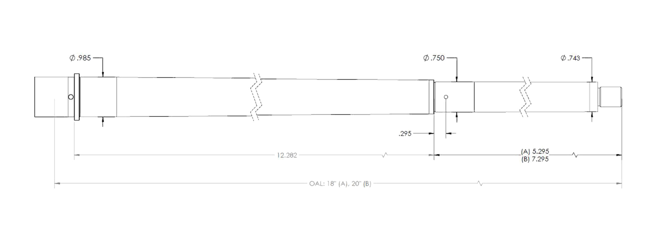 Proof Research 308 Win AR Type Carbon Fiber Barrel