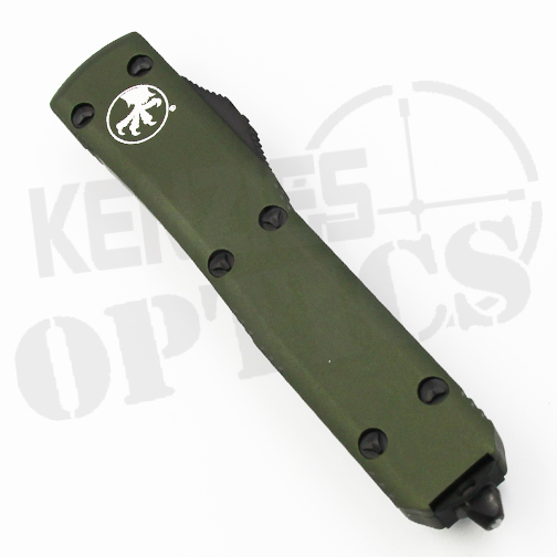 Microtech Ultratech S/E Partial Serrated OTF Knife OD Green – Black