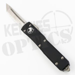 Microtech Ultratech T/E Fully Serrated OTF Knife Black - Stonewash