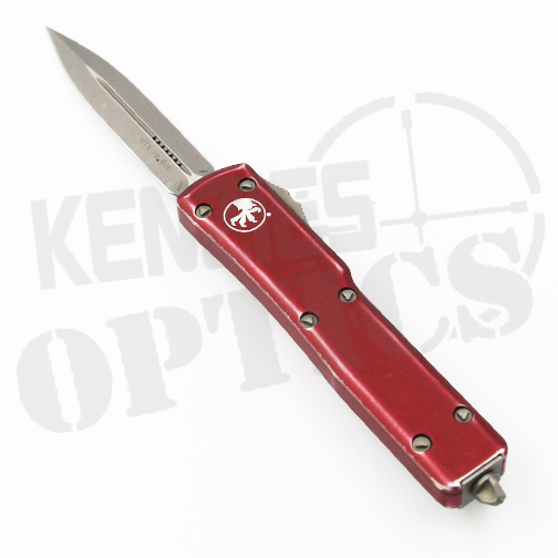 Microtech UTX-70 D/E OTF Automatic Knife Distressed Red- Stonewashed