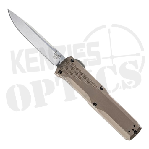 Benchmade Phaeton Knife FDE Handle and Satin Blade