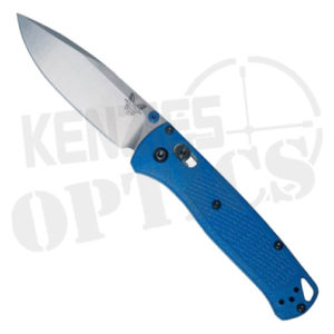 Benchmade Bugout AXIS Lock Knife - Blue Handle and Satin Blade