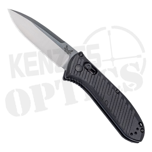 Benchmade Mini Presidio II Knife - Satin Plain Edge Blade w/ Aluminum Handle
