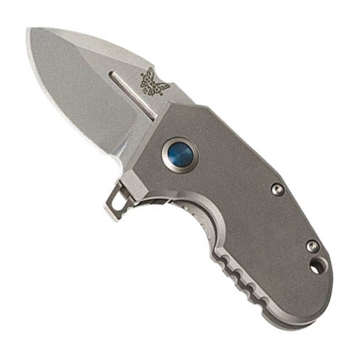 Benchmade Mini Pocket Rocket Knife Titanium Kenzie's Optics