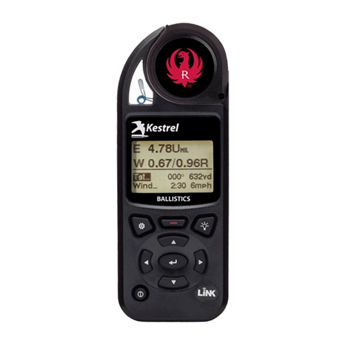 Kestrel 5700 Ballistics Weather Meter with LiNK - Ruger Edition 16 Kestrel 5700 Ballistics Weather Meter - Ruger Edition
