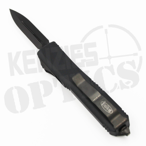 Microtech Ultratech D/E OTF Automatic Knife Black - Black Diamond Like Carbon