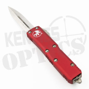 Microtech UTX-85 D/E OTF Automatic Knife Red – Stonewash