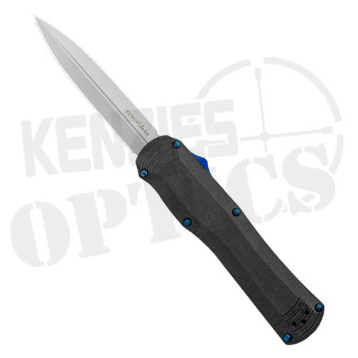 Benchmade Autocrat 3400 OTF Automatic Knife - Black Handle and Satin Blade