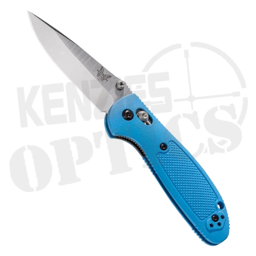 Benchmade Mini Griptilian Knife - Blue Handle/Black Blade