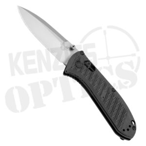 Benchmade Mini Presidio II Knife - Satin Plain Edge Blade w/ CF-Elite Handle