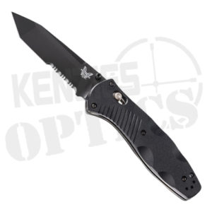 Benchmade Barrage Knife - Black Partially Serrated Tanto Blade