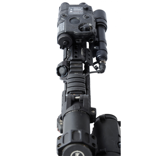 Unity Tactical Hot Button MLOK mounted