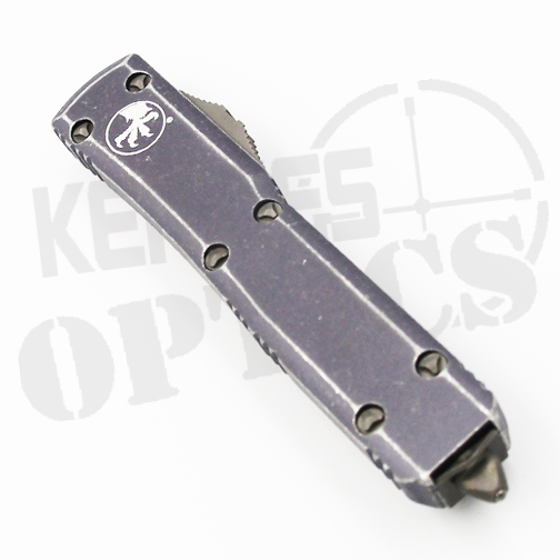 Microtech Ultratech D/E OTF Automatic Knife Distressed Gray – Stonewash