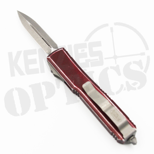 Microtech Ultratech D/E OTF Automatic Knife Distressed Merlot – Stonewash