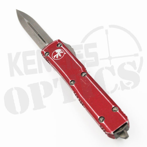 Microtech Ultratech D/E OTF Automatic Knife Distressed Red – Stonewash
