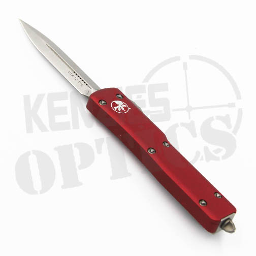 Microtech UTX-70 D/E OTF Automatic Knife Red - Satin Blade