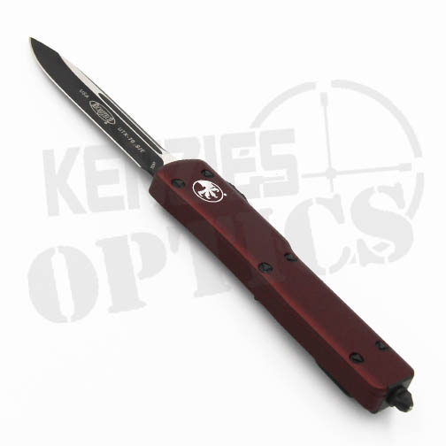 Microtech UTX-70 S/E OTF Automatic Knife Merlot Red – Black