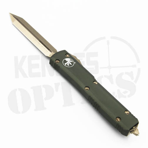 Microtech Spartan Ultratech OTF Automatic Knife OD Green - Bronze