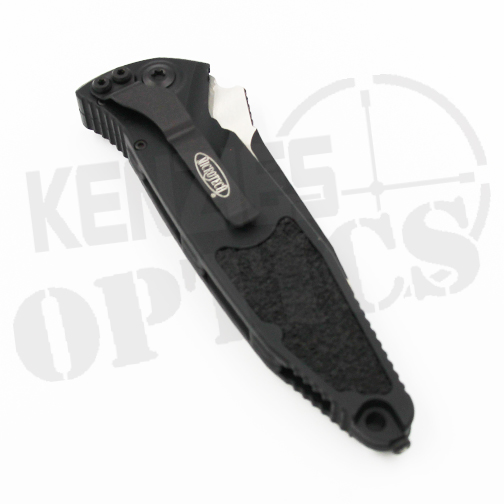 Microtech SOCOM Elite S/E Partially Serrated Tactical Automatic Knife Black – Black