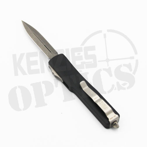147-10AP Microtech UTX-70 D/E OTF Automatic Knife Black - Apocalyptic