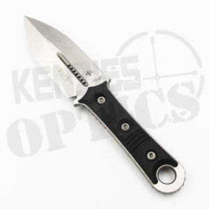 Microtech Borka SBD Dagger Fixed Blade Knife Black G-10 - Stonewash