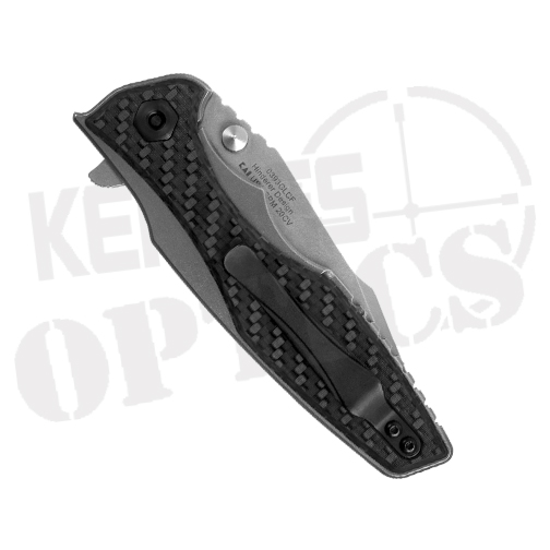Zero Tolerance Hinderer 0393GLCF Frame Lock Black and Silver Knife - Working Finish