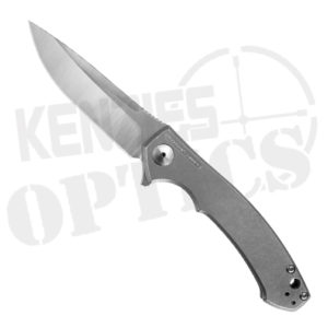 Zero Tolerance 0450 Sinkevich Flipper Knife - Silver Titanium and Stonewash/Satin FInish