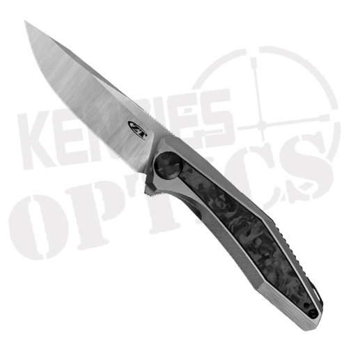 Zero Tolerance Sinkevich 0470 Flipper Knife Marbled CF - Satin
