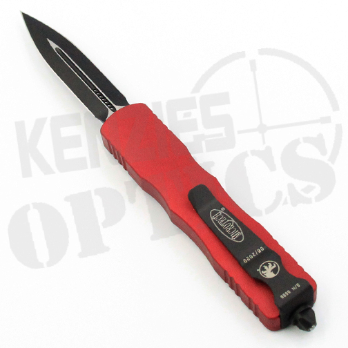Microtech Dirac D/E OTF Automatic Knife Red – Black