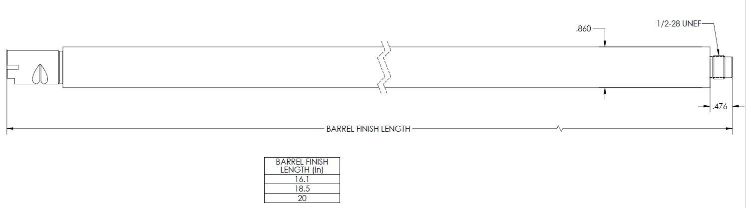Proof Research 22LR CZ 455/457 Steel Pre-Fit Barrel