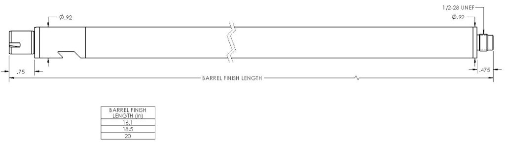 Proof Research 22LR RPR Ruger Pre-Fit Steel Barrel