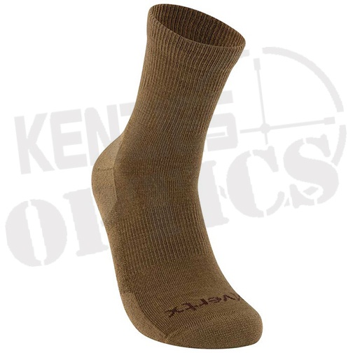 Vertx VaporCore 5" Crew Socks - Dark Earth