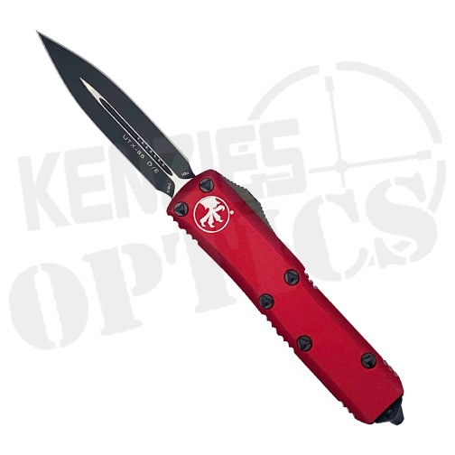 Microtech UTX-85 D/E OTF Tactical Automatic Knife Red – Black