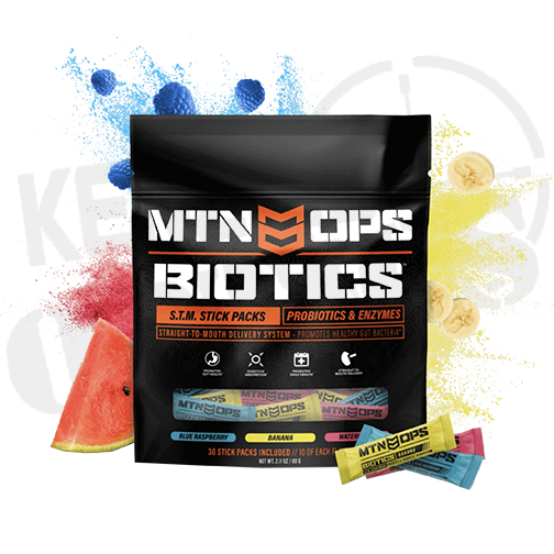 MTN OPS Biotics STM Stick Packs Probiotics & Enzymes