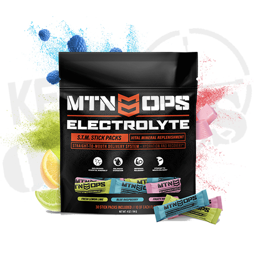 MTN OPS Electrolytes STM Stick Packs Hydration & Recovery